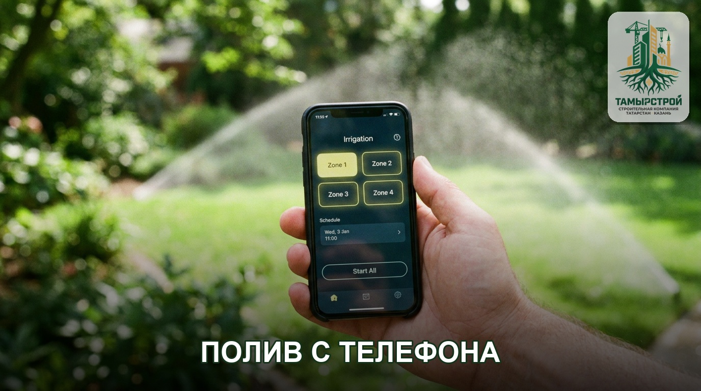 Автополив газона и участка под ключ — фото 4